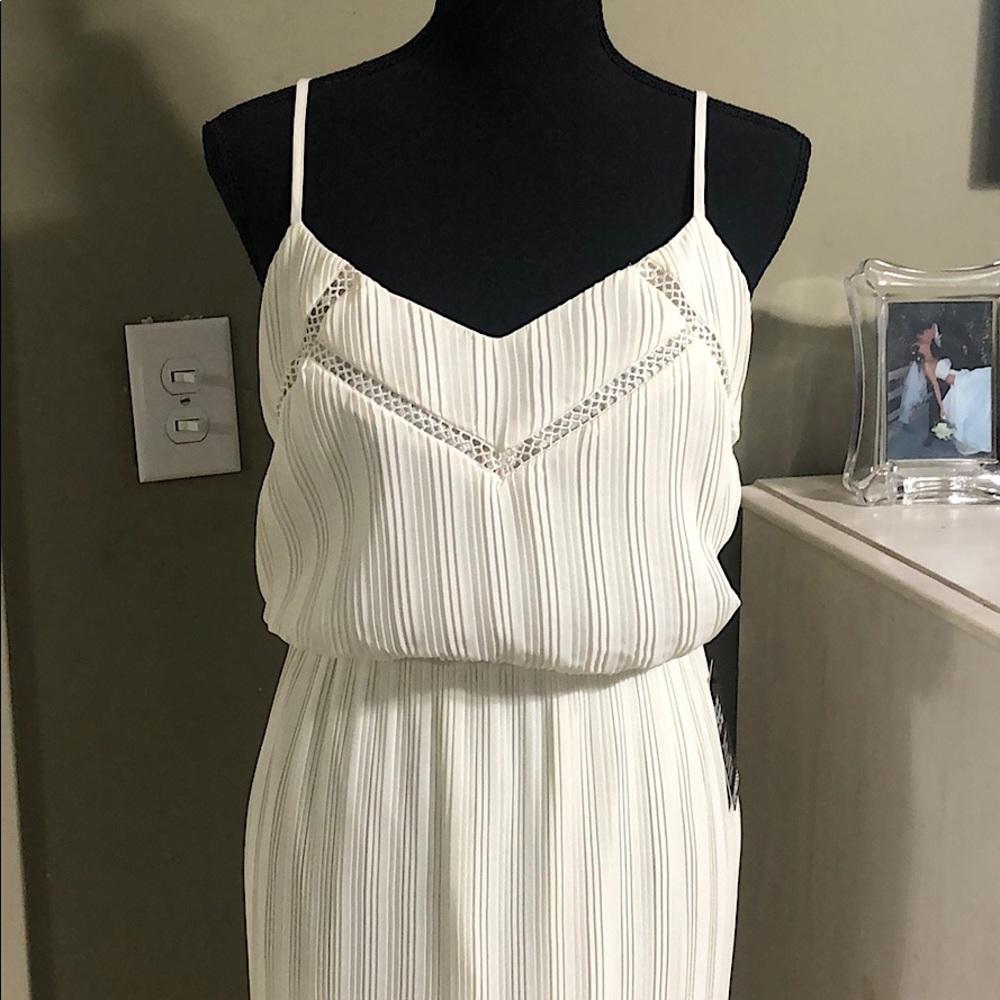 Off white, ribbed dress!!